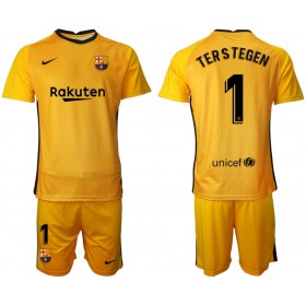 FC Barcelona Doelman TER Stegen 1 Kind Tenue 2020-21 M002